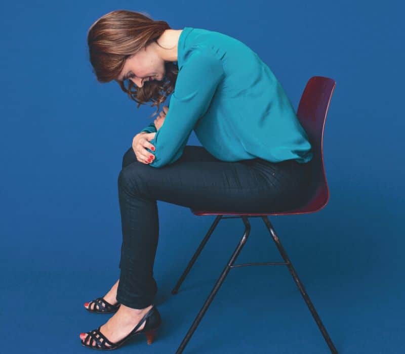 Posture de l'autruche à réaliser au travail